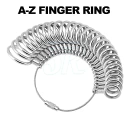 Australia A-Z Finger Ring Sizer Size Sizing Measure Measurement Gauge Tool Set