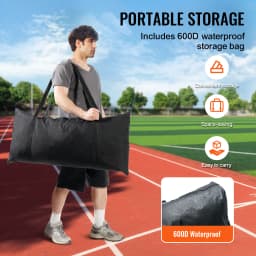SucceBuy Barricade Backstop Net Ball Sport Barrier Netting Practice Equipment with Carry Bag Protect Screen for Training