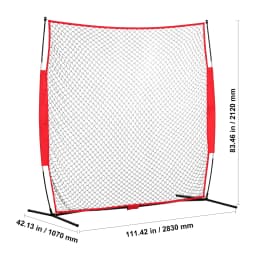 SucceBuy Barricade Backstop Net Ball Sport Barrier Netting Practice Equipment with Carry Bag Protect Screen for Training