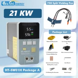 HELTEC 12KW 21KW 36KW 42KW High-Efficiency Battery Spot Welder with Pneumatic Capacitor Storage for Nickel/Aluminum/18650