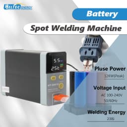 HELTEC 12KW 21KW 36KW 42KW High-Efficiency Battery Spot Welder with Pneumatic Capacitor Storage for Nickel/Aluminum/18650