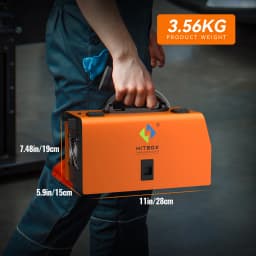HITBOX HBM200 Semi-Automatic MIG Welding Machine 220V 3 in 1 MMA/Gasless MIG/Lift TIG Synergy Inverter Welder Tool AU Plug