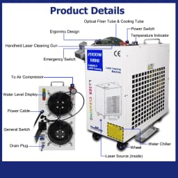 BWT 2000W Laser Cleaning Machine Professional Rust Oil Paint Removal for Metal Width 300mm Rust Removing Machine Laser Cleaner