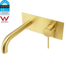 **Sydney Stock** KYLINS Round Vanity Faucet Wall Basin Mixer Tap Brushed Nickel Gold Black Gun Metal Chrome WaterMark Wels