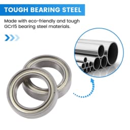 10Pcs Miniature Sealed Metal Shielded Metric Radial Ball Bearing Model: 6701 ZZ 12X18x4mm