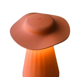 Wave Control LED Portable Table Lamp Rechargeable USB-C Bedside Lamp Simulated Flame Ambient Light for Bedroom Camping Bar