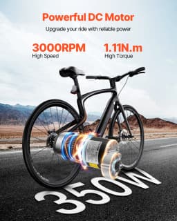 VEVOR 350/1800/2000/3000W Electric Powerful DC Motor Go Kart Electric Brushed Motor Electric Dirt Bike Motor Engine for E-Bike