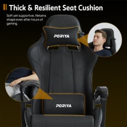 Gaming Chair Office Computer Seating Racing PU Executive Racer Recliner Chair
