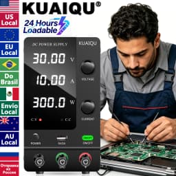 KUAIQU DC Lab Power Supply 30V 60V 120V Adjustable Voltage Regulator Preset Voltage Current Fast Charging Bench DC Power Supply