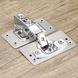 5 Sets NEW Hinge Repair Plate Rust-Resistant Steel Furniture Cupboard Repair Mount Tool