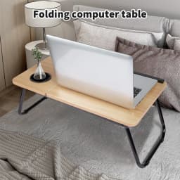 55x32x25CM Portable Folding Laptop Desk Computer Notebook Table Stand Tray for Sofa & Bed