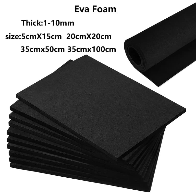 1pcs Both Smooth Environmentally-Friendly 3/5/10 mm Eva Foam Sheets, Craft Handmade Cos Play Material
