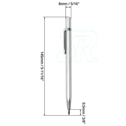 145mm 2PCS NEW Tungsten Carbide Scribing Pen Tip Steel Scriber Scribe Marker A