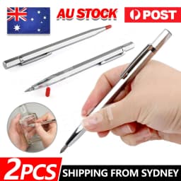 145mm 2PCS NEW Tungsten Carbide Scribing Pen Tip Steel Scriber Scribe Marker A