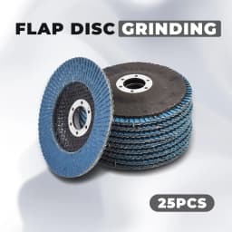 10-Pack Aluminum Oxide Sanding Discs 40-Grit 4.5''x7/8'' T29 Replacement for Grinding All Kinds of Non-Ferrous Metals Plastics