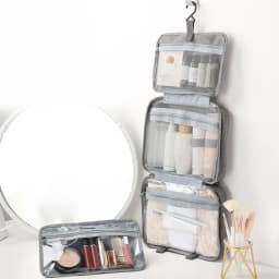 Travel Large Organizer Toiletry Bag Makeup Cosmetic Case Hanging Hook