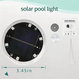 solar floating pool light 4pc with Remote Control creative small animal pattern, LED color changing, can be attached to the wall