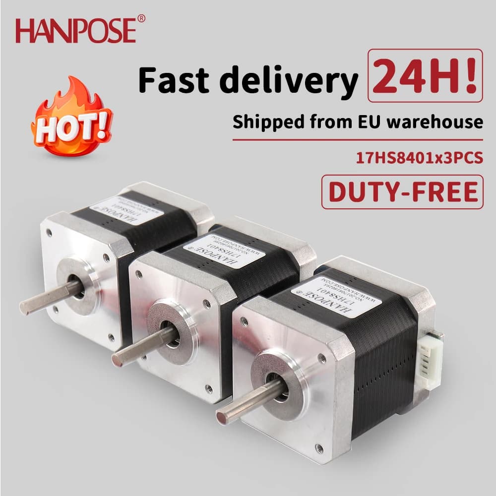 17HS8401 4-Lead Nema 17 12V Stepper Motor 52N.CM 48MM 1.8A 42 Motor For 3D Printer Stepper Motor Nema17