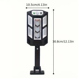 3000LM Super Bright Solar Outdoor Light, Motion Sensor Solar Light, 3 Lighting Modes, Equipped with 43 LED Beads, Security Wall