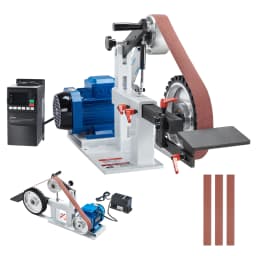SucceBuy Belt Grinder Sander 72x 2-Inch Variable Speed Polisher 1500W Polishing Grinding Machine for Metalworking Knife Making