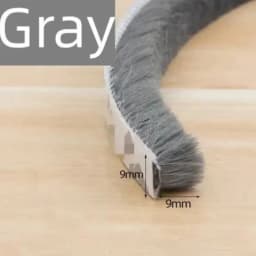 Strong Adhesive And Self-adhesive Wool Strip For Doors And Windows, Windproof, Soundproof, And Soft Wool Strip 5/10/20 Meters