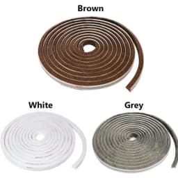 Strong Adhesive And Self-adhesive Wool Strip For Doors And Windows, Windproof, Soundproof, And Soft Wool Strip 5/10/20 Meters