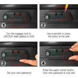 3 Piece Hard Shell Luggage Set 20 24 28 Inch Spinner Suitcase with TSA Lock Travel Organiser Case Black