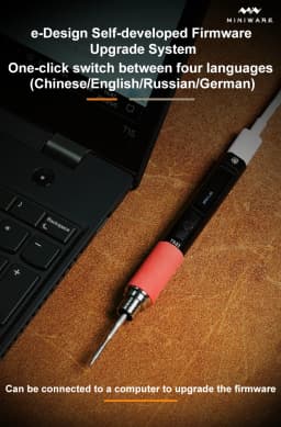New Original MINIWARE TS21 Soldering Iron Fill Light Digital OLED Screen Multi-Language Smart Sensing Sleep Function Welding Pen DIY Tool Australia Local shipping