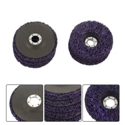 5-Pack Purple Diamond Grinding Wheel 46 Grit 5' 125mm X B 7/8'22.23mm X T 5/8' for Metalworking And Fabrication