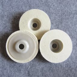 12MM Round Wool Buffing Pad Polishing Wheel Felt Buffer Disc for Angle Grinder