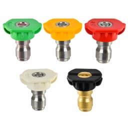 5 PCS High Pressure Washer Spray Nozzles Variety Degrees Quick Connect Tip NEW