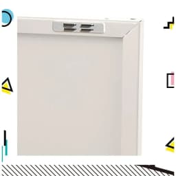 White Metal Buffet Sideboard Cabinet Kitchen Dining Room Storage Organizer Cupboard