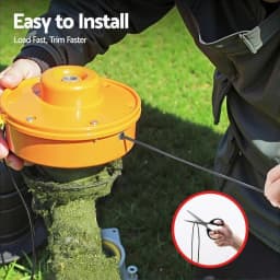 100M Black Star Nylon Trimmer Line 2.4mm Grass Cutter String Cord for Weed Eater Strength Wear Resistant