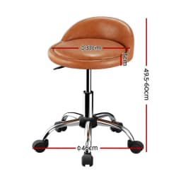 Salon Stool Swivel Chair with Backrest Adjustable Height Rotating Seat Beauty Salon Barber Shop Spa Tattoo Equipment Furniture