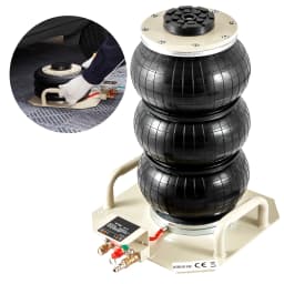 VEVOR Air Jack 3 Ton Triple Bag Air Jack Airbag Jack Fast Lifting Pneumatic Jack with Side Handles for Car Garage Repair
