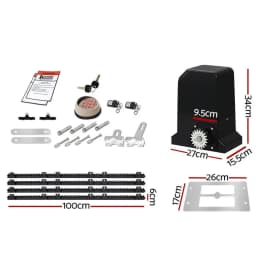 Automatic Sliding Gate Opener Kit with Keypad 4M 1000KG Heavy Duty Gate Motor Access Control System