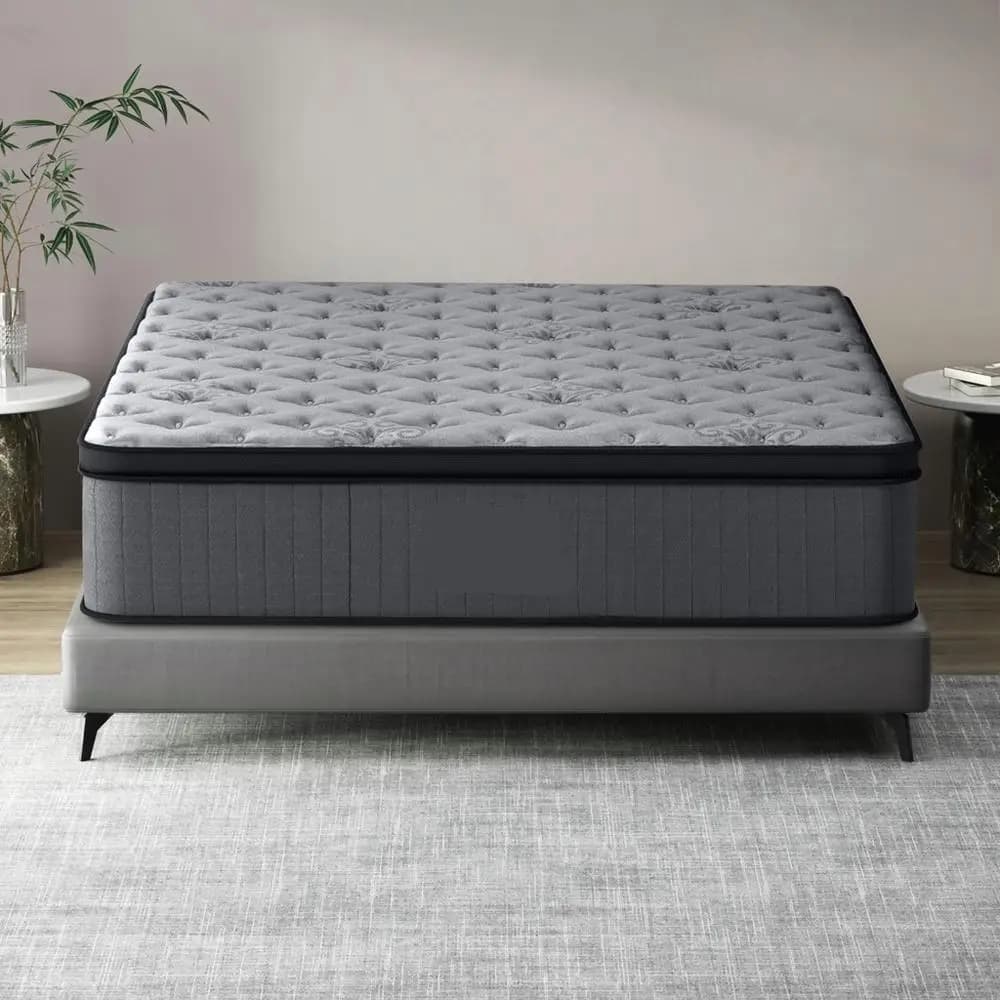 34cm King Size Luxury Pocket Spring Bed Mattress with Euro Top Comfort