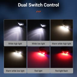 BORUiT BR03 500LM Motion Sensor LED Headlamp Type-C Rechargeable 800mAh Headlight Waterproof Outdoor Camping Head Torch