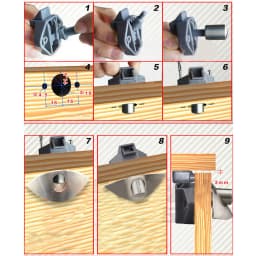 5X Half Moon Handle Caravan RV Cupboard/ Drawer Zinc Alloy Push Lock Latch Knob