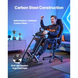 SucceBuy Racing Wheel Stand Foldable Stand for Logitech G29 G27 G920 G923 Thrustmaster T300RS T300GT TS-PC TSXW Gaming Cockpit