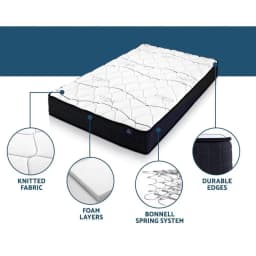 16cm Medium Firm King Single Mattress Breathable Supportive Comfort Sleep Bed Use