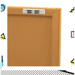 Artiss Style Yellow Metal Buffet Sideboard Storage Cabinet for Kitchen Dining Room