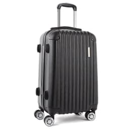 28 Inch Hard Shell Spinner Suitcase with TSA Lock Carry On Travel Luggage Case Black