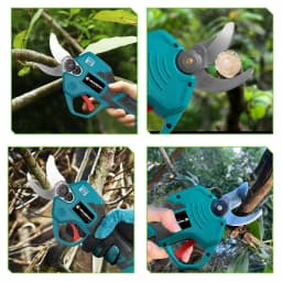 NEWBENY 30mm Cordless Brushless Electric Pruning Shears 4 Gear Fruit Tree Garden Bonsai Beautify Tool For Makita Battery Pin