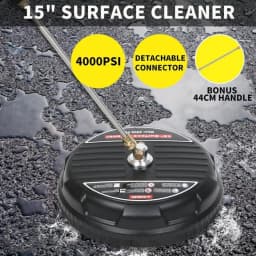 4000PSI 15" Pressure Washer Surface Cleaner Hose Gun Nozzle Lance Outdoor AU
