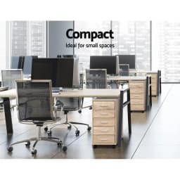 5 Drawer Metal Filing Cabinet Office Storage Organizer Lockable Vertical Cabinet for Home Office Document Storage