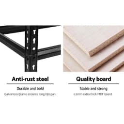6X1.5M Heavy Duty Garage Shelving Warehouse Rack Storage Shelves Pallet Racking System