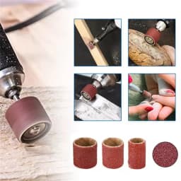 384Pcs Drum Sanding Kit Nail Drill Bits For Dremel Accessories Rotary Tool