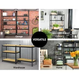 Heavy Duty 3x1.5M Warehouse Shelving Rack Steel Garage Storage Metal Shelves Industrial Organizer System