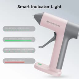 15W Electric Hot Melt Glue Gun 30s Fast Heating Cordless Glue Gun With 20pcs 7x140mm Glue Sticks 2000mAh Type-C Rechargeable Hot Melt Glue Gun 1.7mm Precision Nozzle For DIY Craft Home Repair Quick Repairs